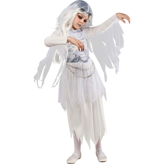 Ghostly Girl Costume Halloween 1