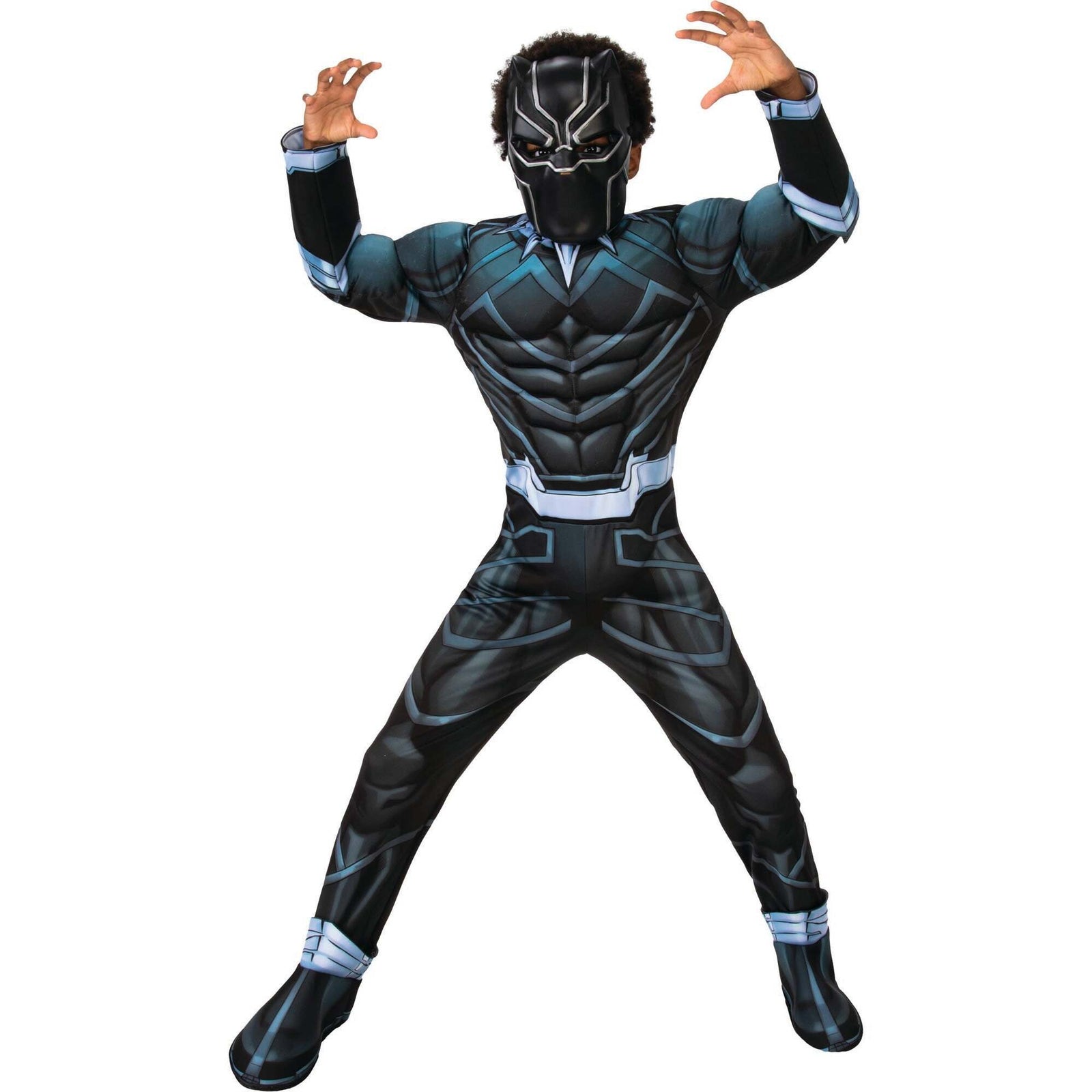 Black Panther Costume Muscle Child 1