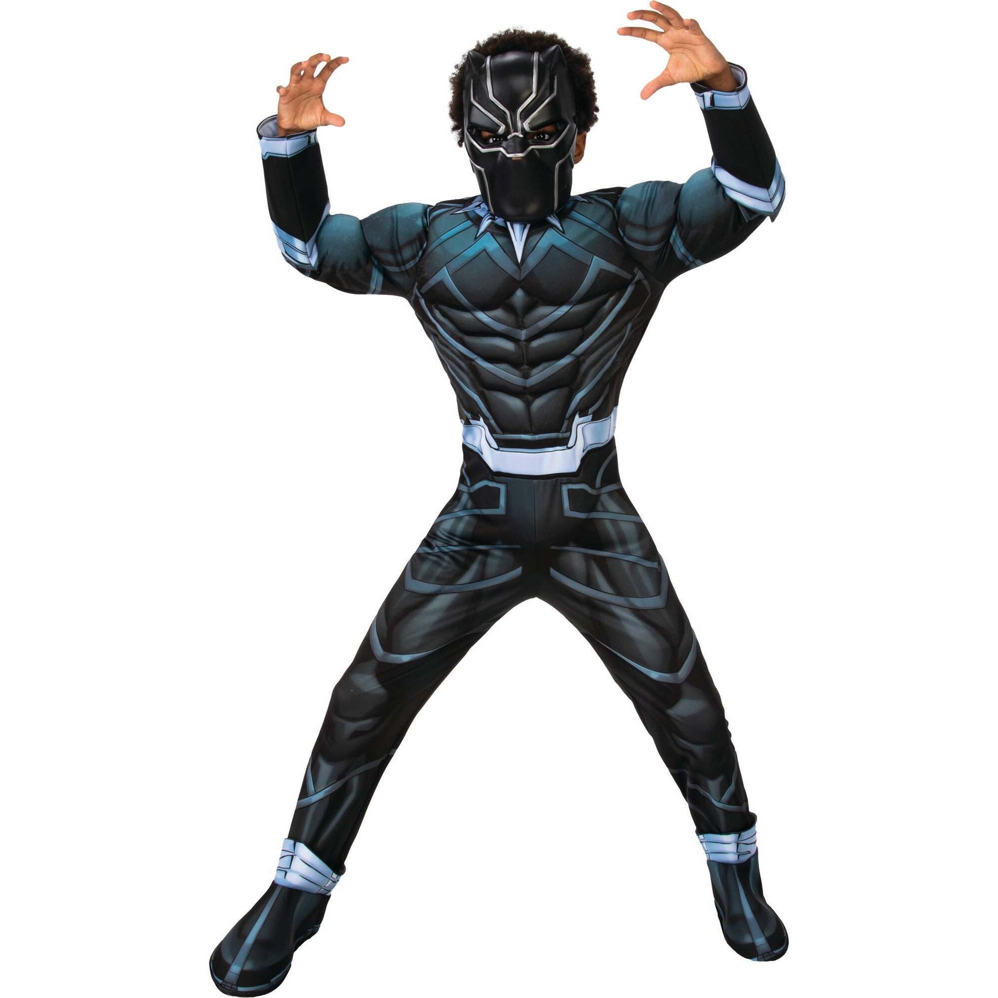Black Panther Costume Muscle Child 1
