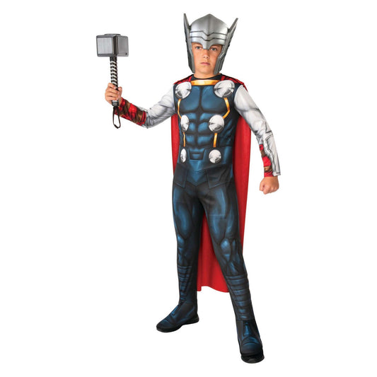 Thor Child Avengers Costume Jumpsuit with Boot Covers and Mask 1