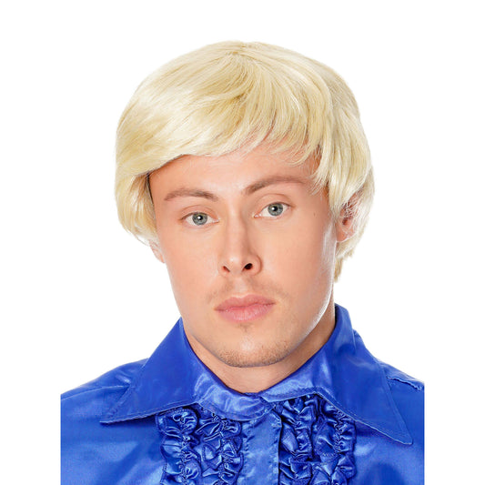 Mans Side Parting Wig Blonde (Bagged) 1