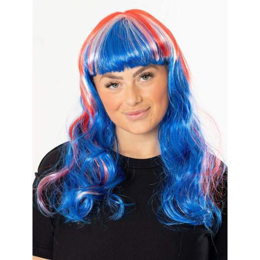 Union Jack Long Wig 1