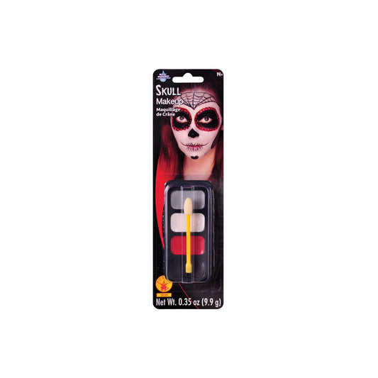 Skull Make-Up Halloween Face Paint 1