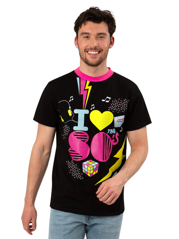 Unisex 1980s Printed T-Shirt I love the 80s