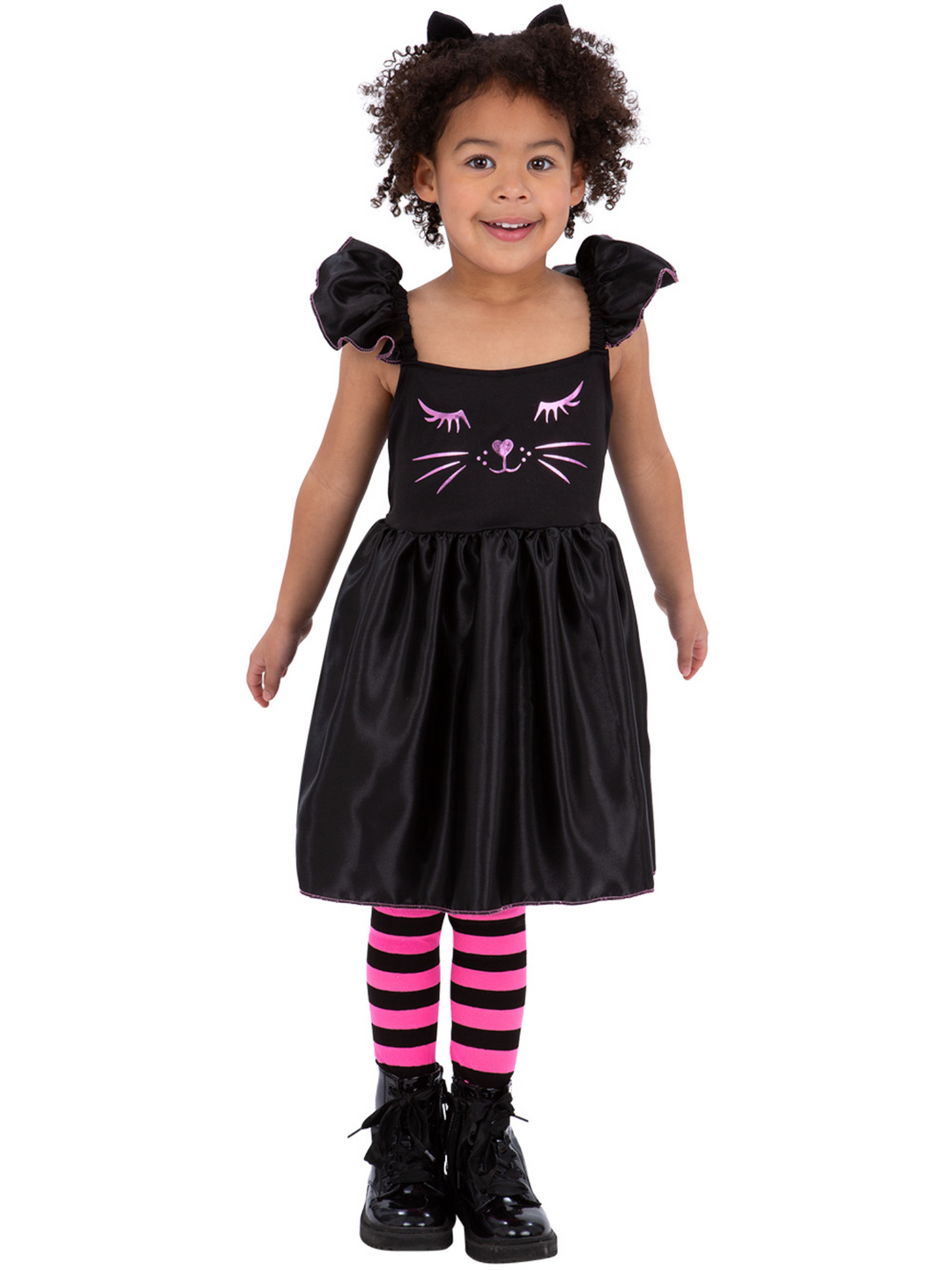 Toddler Cat Dress with Headband