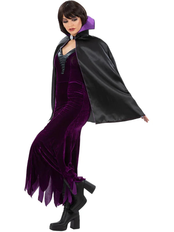 Dark Queen Vampire Cape with Collar 4