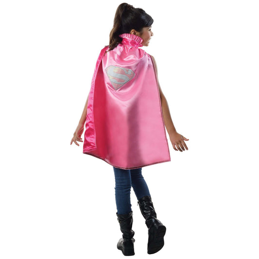 Supergirl Pink Cape Child 1