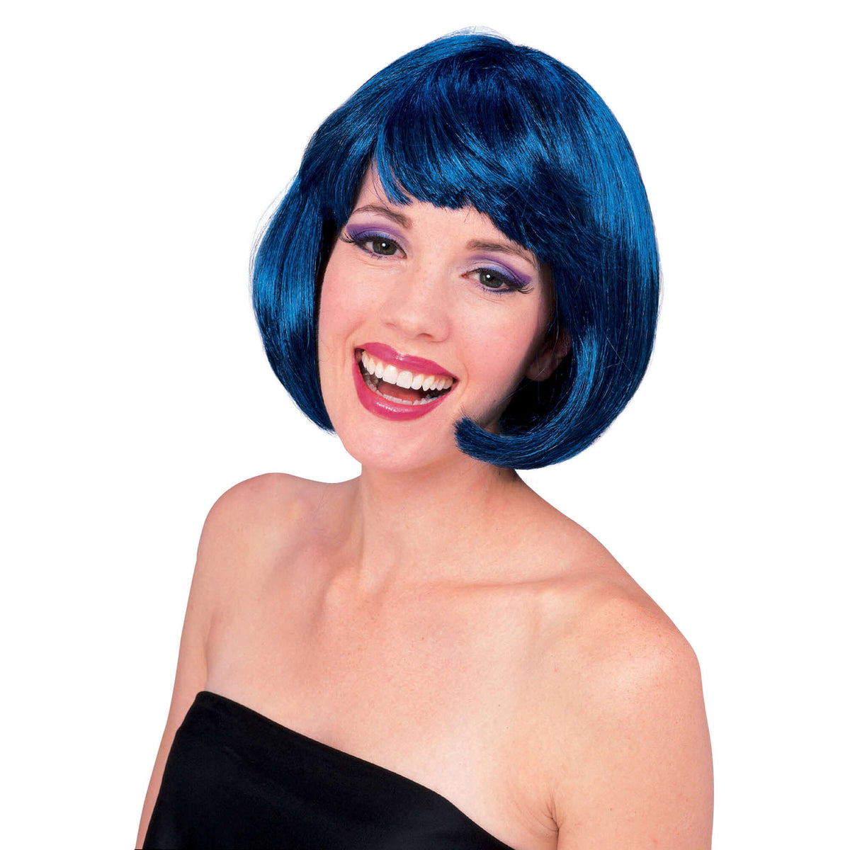 Super Model Blue Wig 1