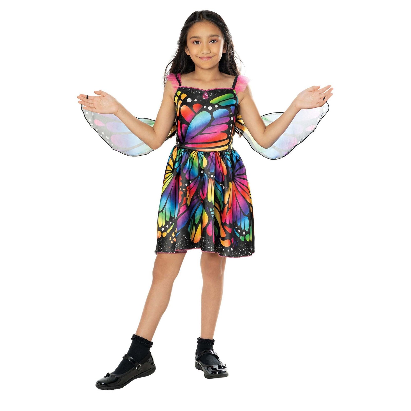 Butterfly Dress for Girls with Wings 1