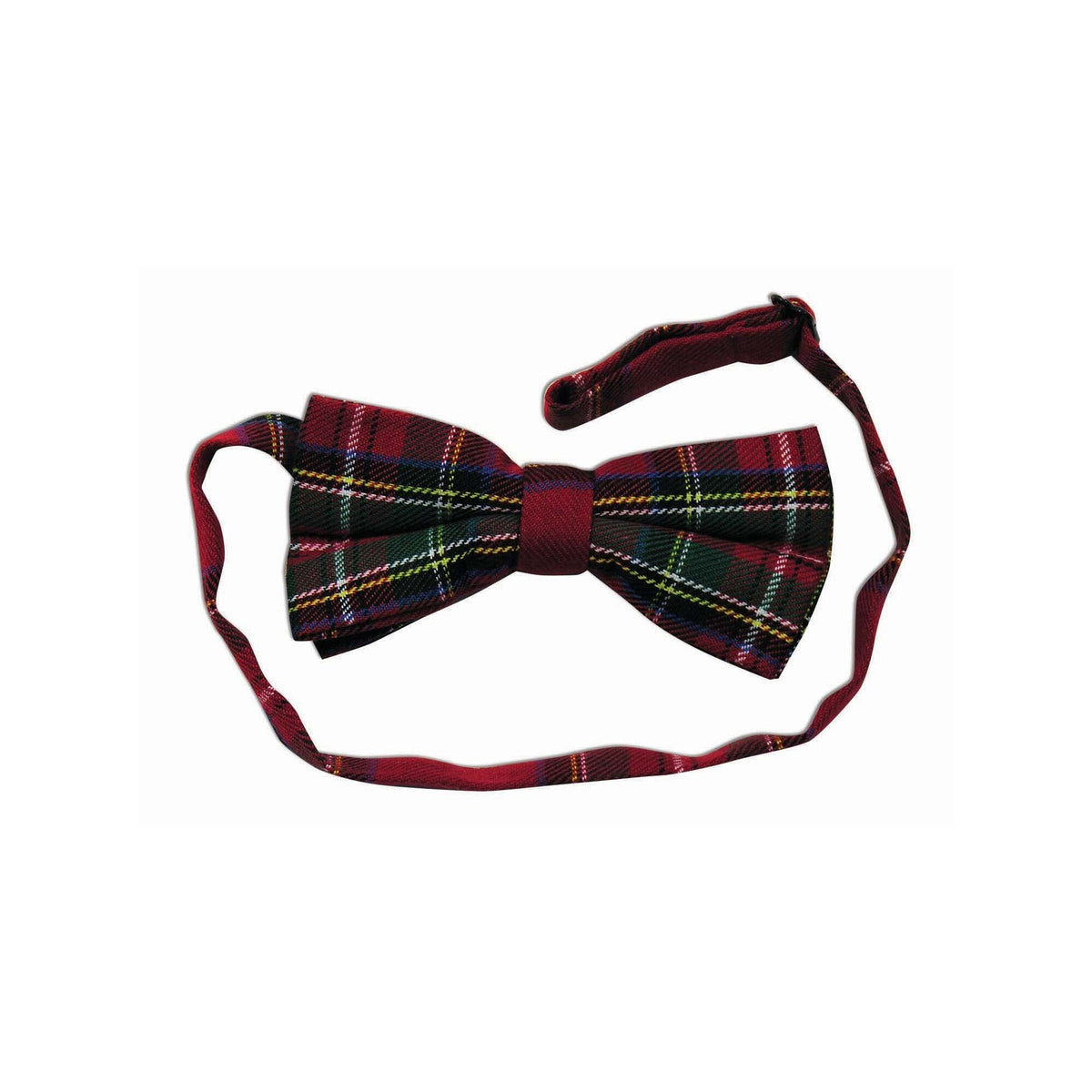 Plaid Bow Tie Clip On 1