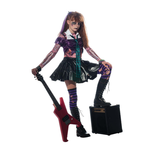 Zombet Punk Rocker Girls Costume 1