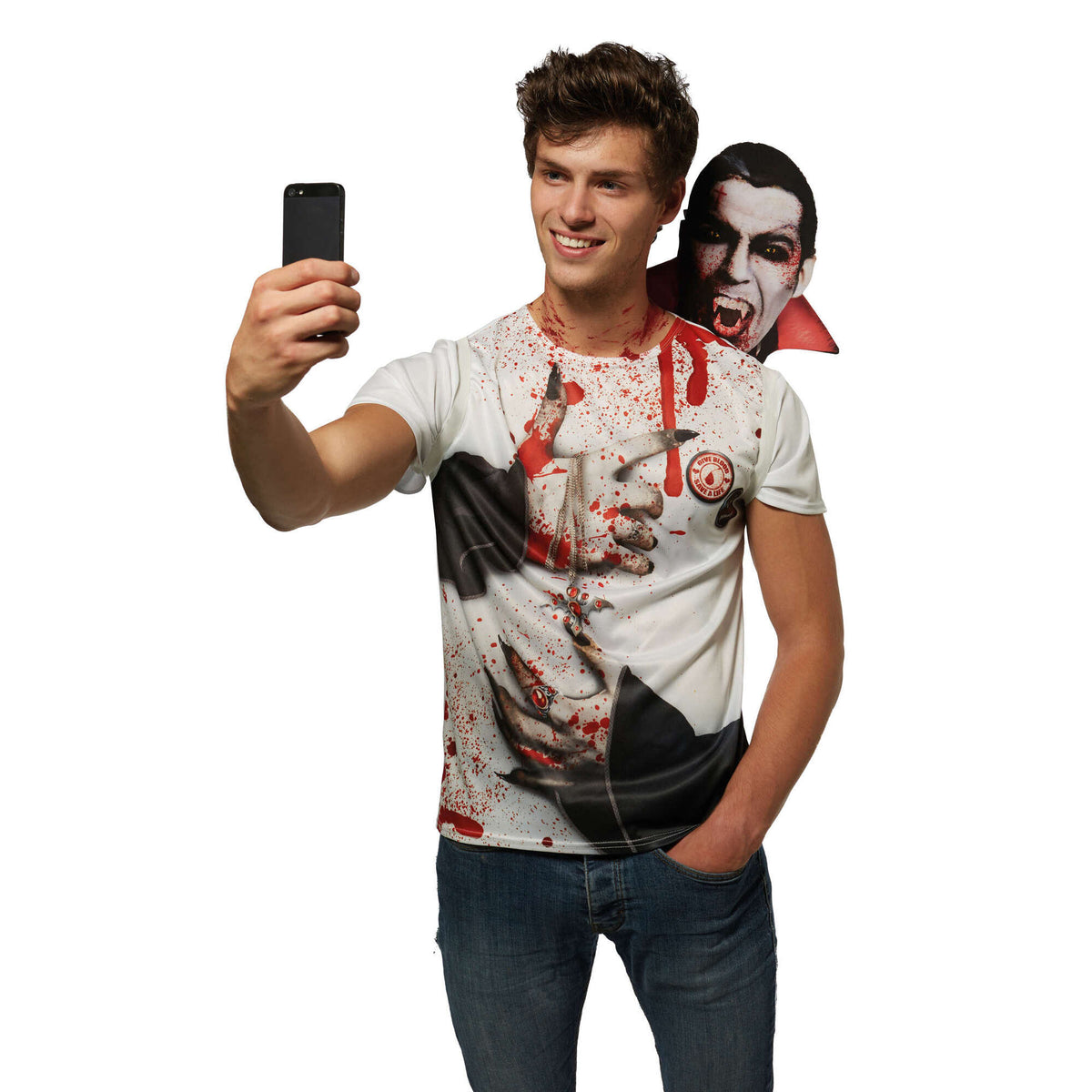 Vampire Selfie Shocker Costume 1