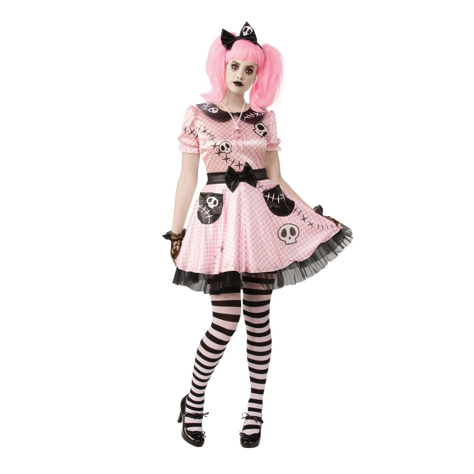 Pink Skelly Costume for Women 1