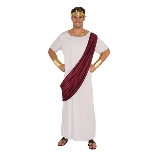 Augustus Caesar Costume Adult White Toga 1