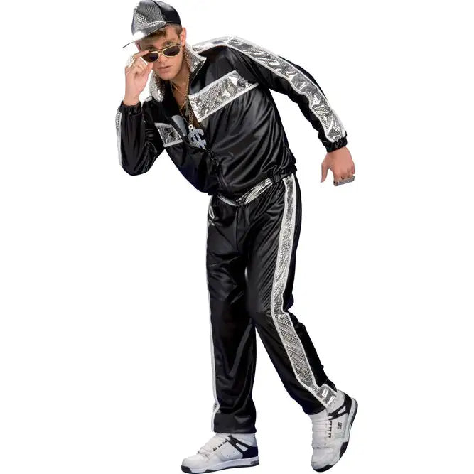 Rap Idol Costume Adult Vanilla Ice Tracksuit 1