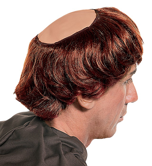 Monk Headpiece With Hair