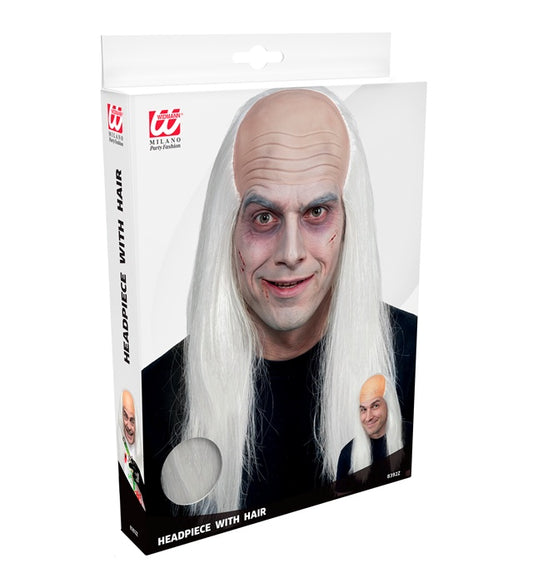 Zombie Headpiece With Hair