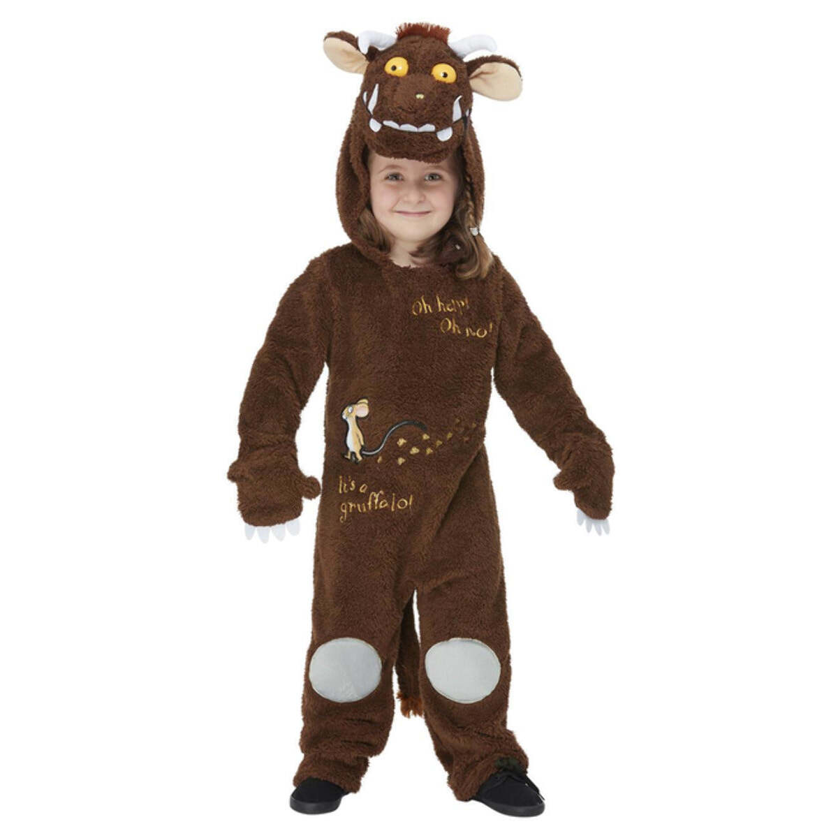 Gruffalo Deluxe Costume Child Brown Jumpsuit Hood 1