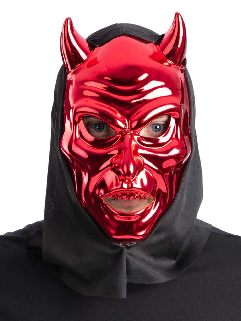 Red Devil Hooded Mask 1