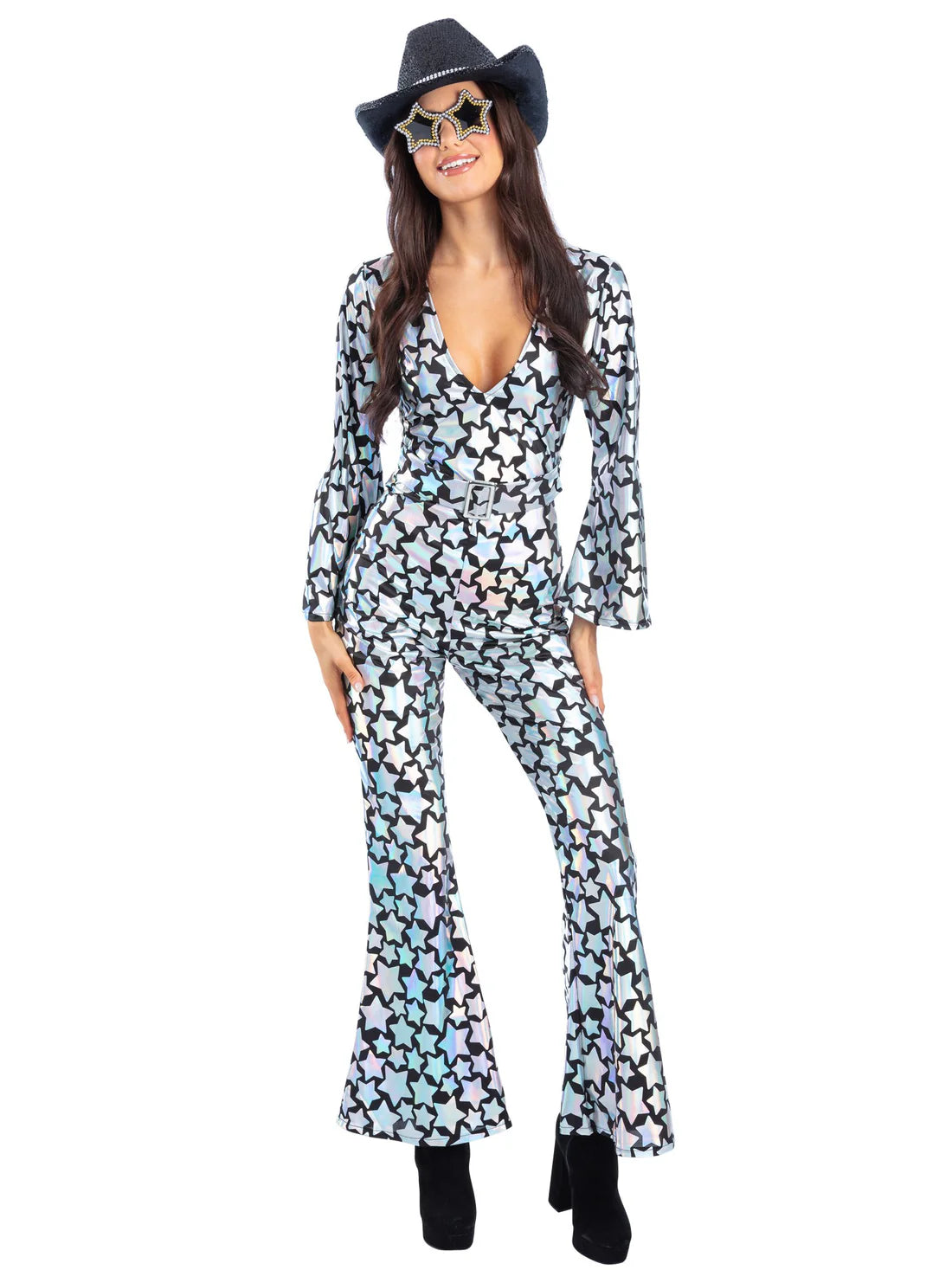 Star Gazer Diva Costume Holographic Iridescent
