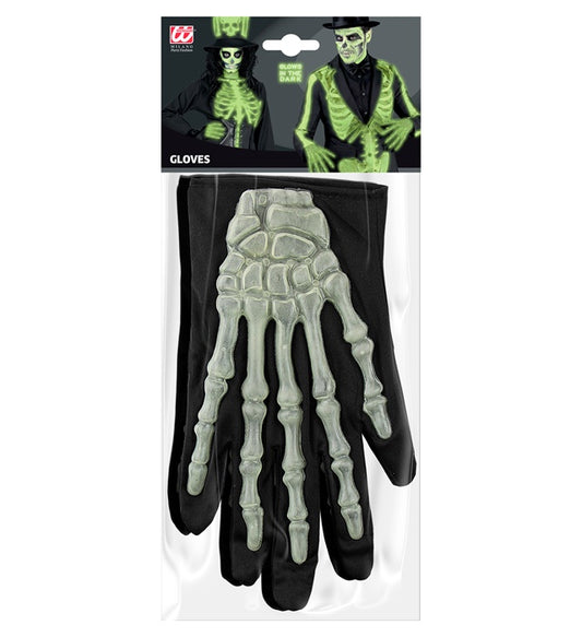 Glow In The Dark 3D Skeleton Gloves
