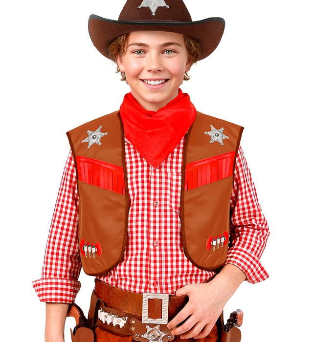 Cowboy - Brown  Vest 