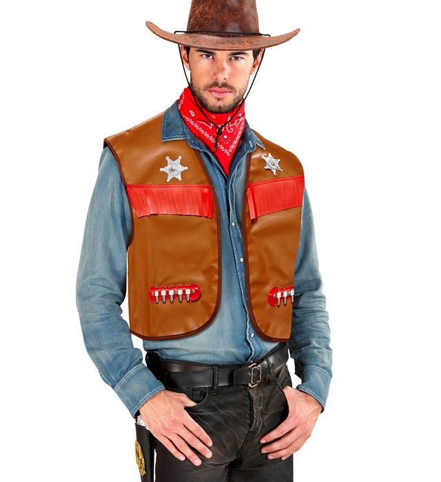Cowboy - Brown  Vest 