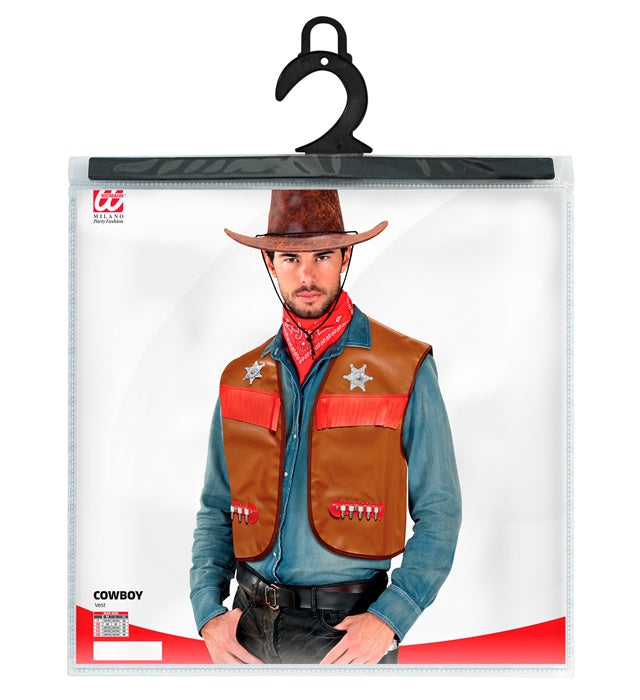 Cowboy - Brown  Vest 