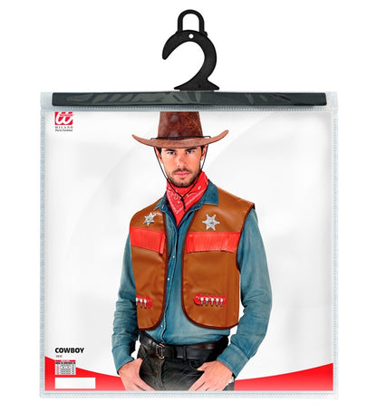 Cowboy - Brown  Vest 