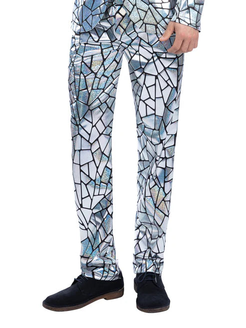 Mirror Mirror Trousers Holographic Iridescent