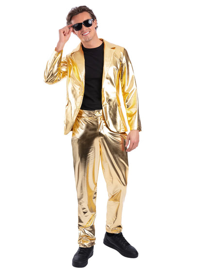 24 Carat Gold Jacket Metallic Gold