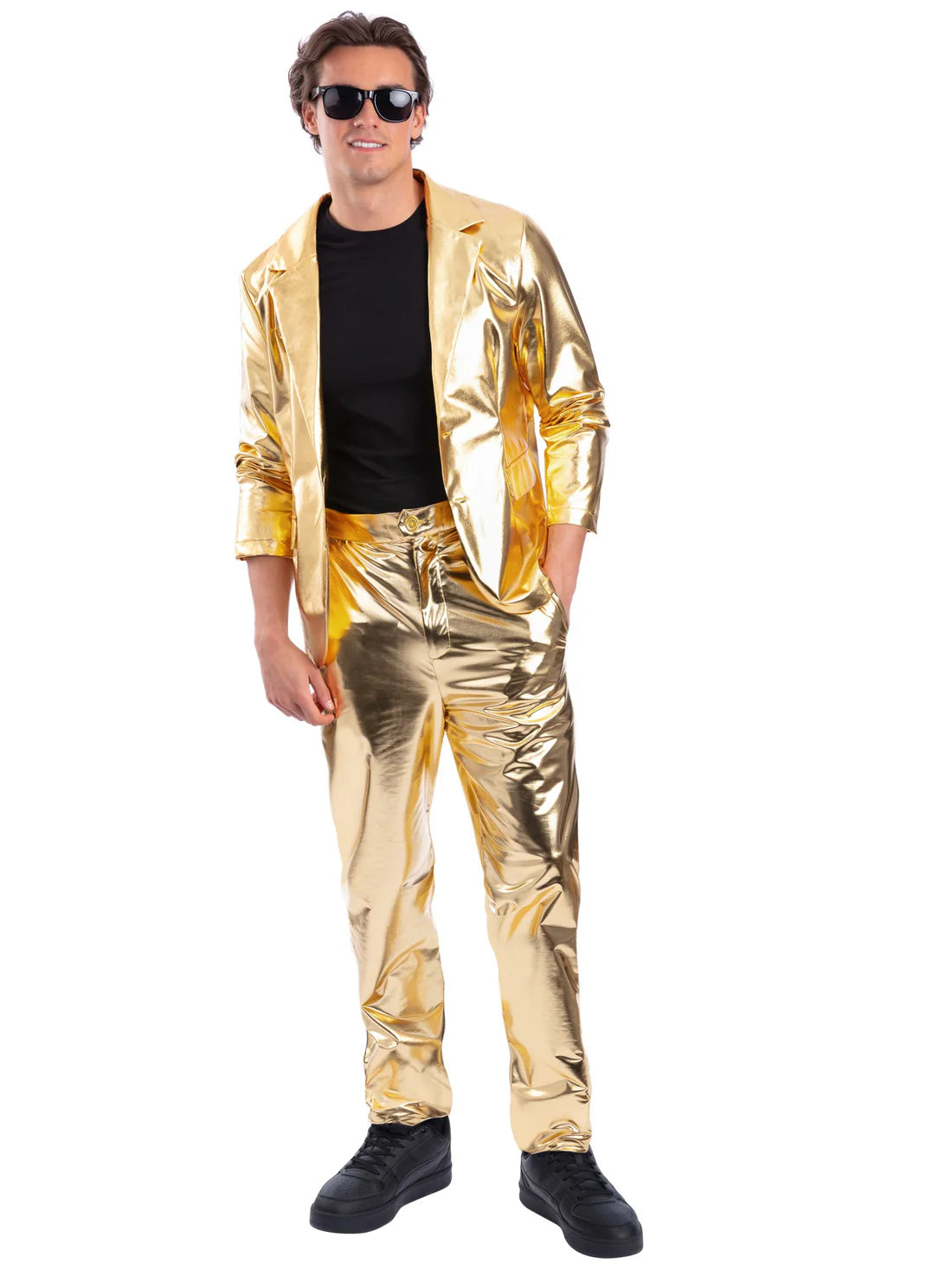 24 Carat Gold Jacket Metallic Gold
