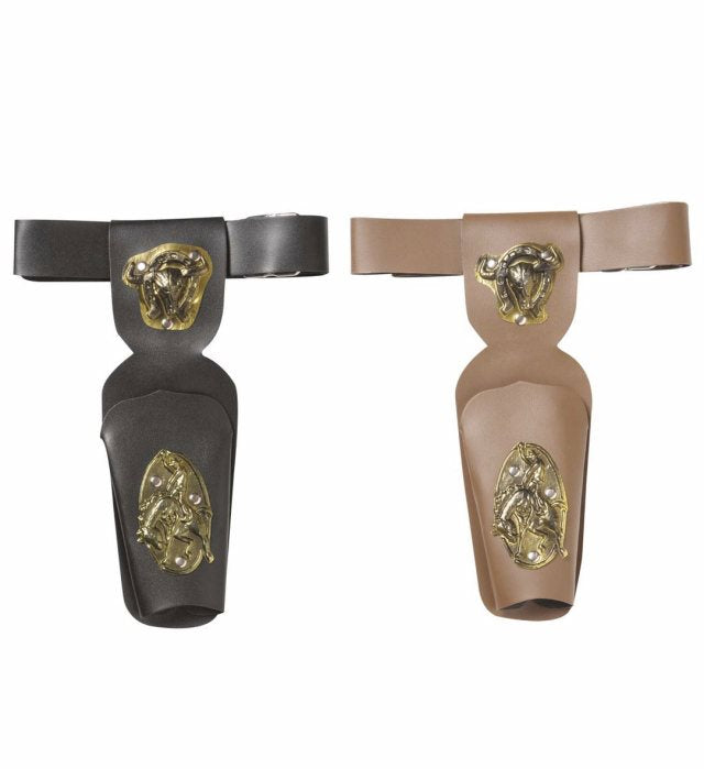 Cowboy Pistol Holster 2 Colors Ass.: 4 Black, 2 Brown