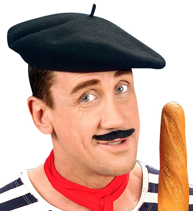 Black Beret 100% Wool