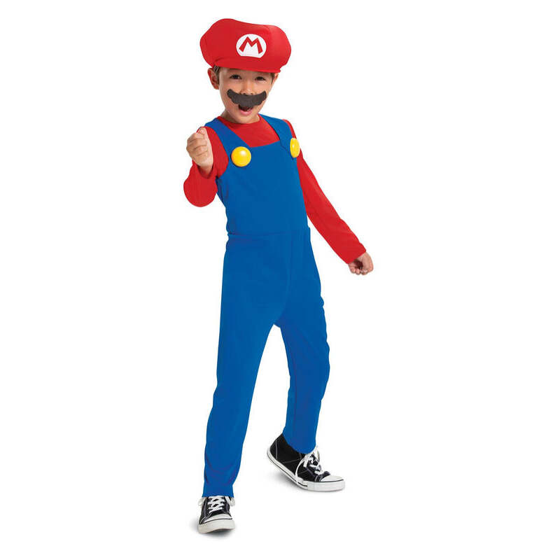Nintendo Super Mario Brothers Mario Costume Child 1