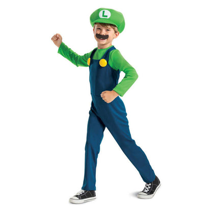 Nintendo Super Mario Brothers Luigi Costume Child 1
