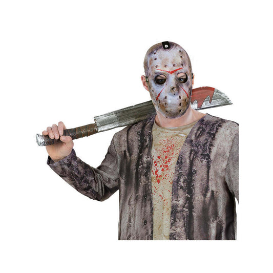 Friday The 13th Jason Voorhees Machete and Mask Kit 1