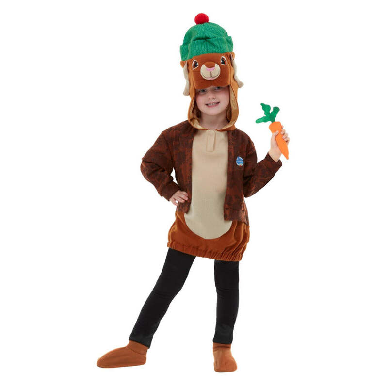 Peter Rabbit Benjamin Bunny Deluxe Costume Brown Toddler 1