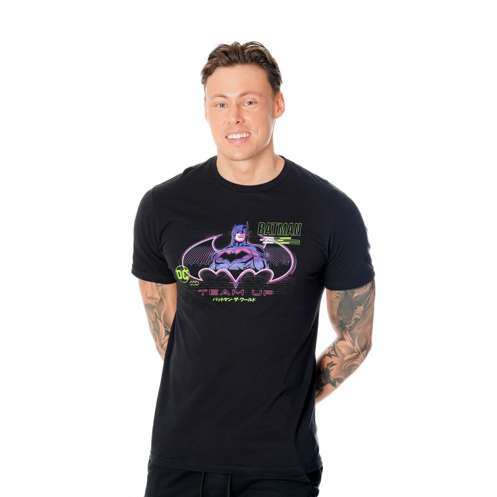 Batman T Shirt Anime Matrix Grid 1