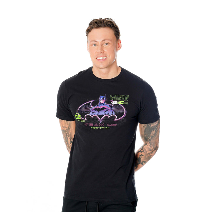 Batman T Shirt Anime Matrix Grid 1