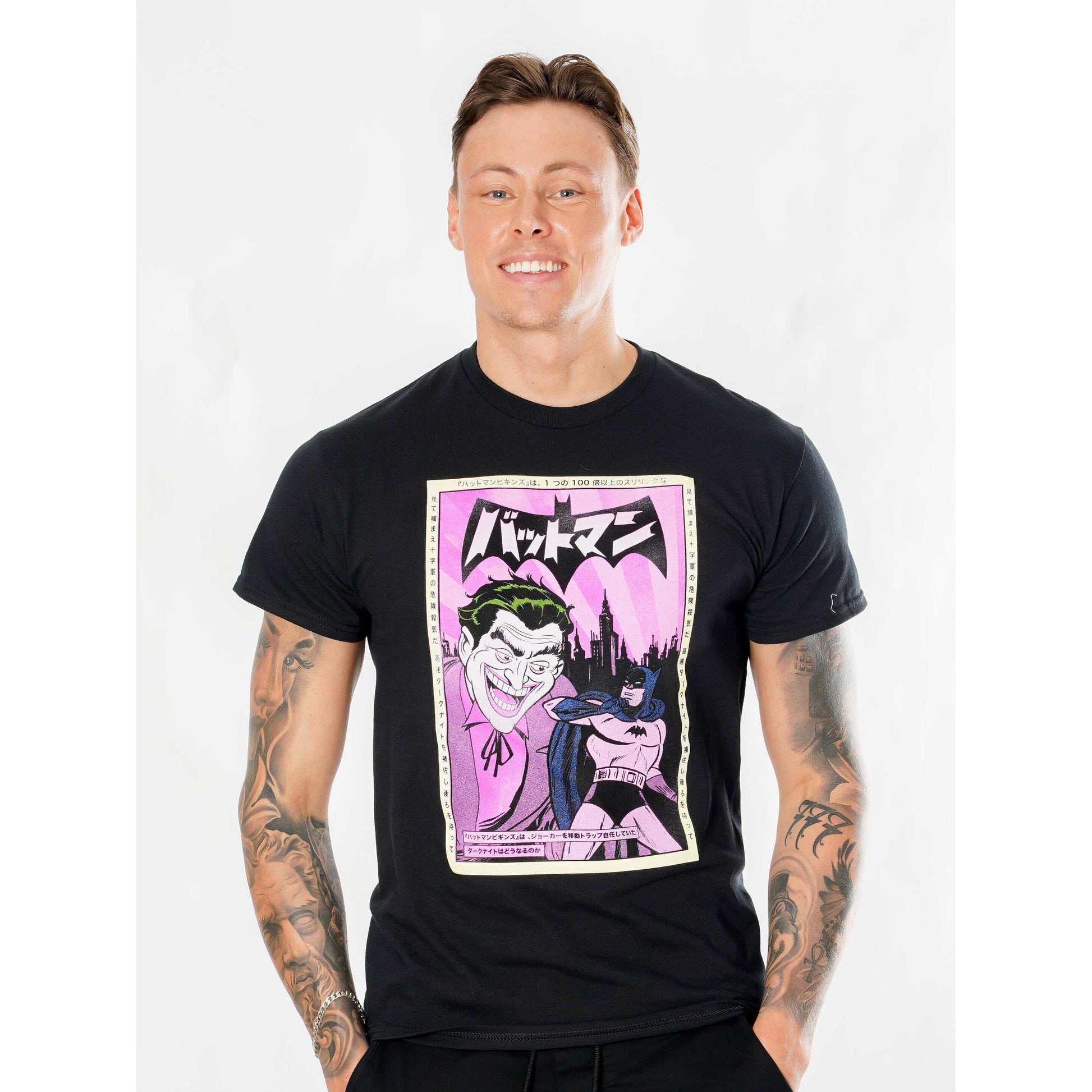 Batman Joker Anime Poster T Shirt 1