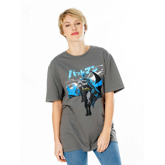 Batman Manga Cape Grey T-Shirt 1