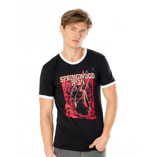 Nightmare On Elm Street Springwood High T Shirt 1
