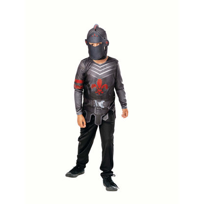 Black Knight From Fortnight Costume for Boys 1