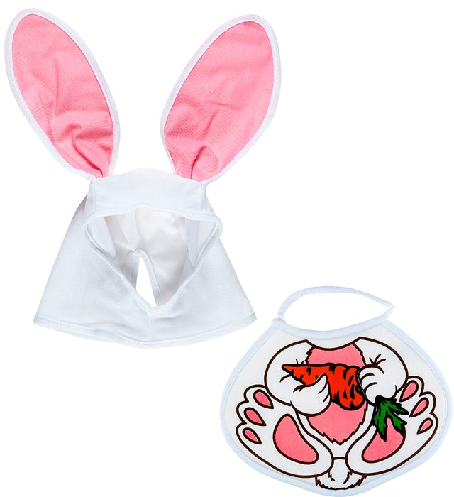 Bunny  Bonnet & Bib 