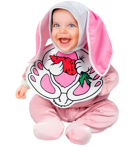 Bunny  Bonnet & Bib 