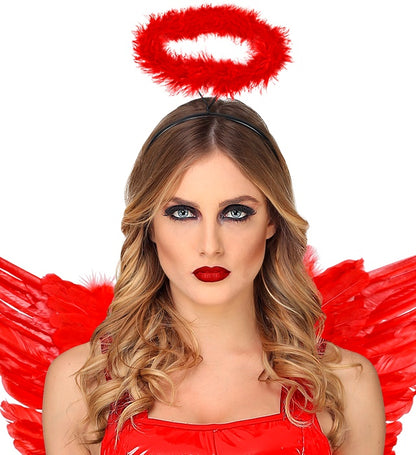 Red Marabou Halo