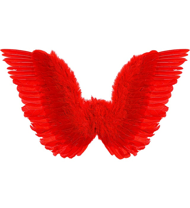 Red Feathered Wings 78X36 Cm