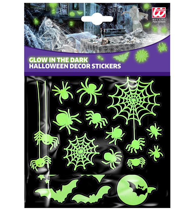 Glow In The Dark Halloween Decor Stickers 21X15 Cm