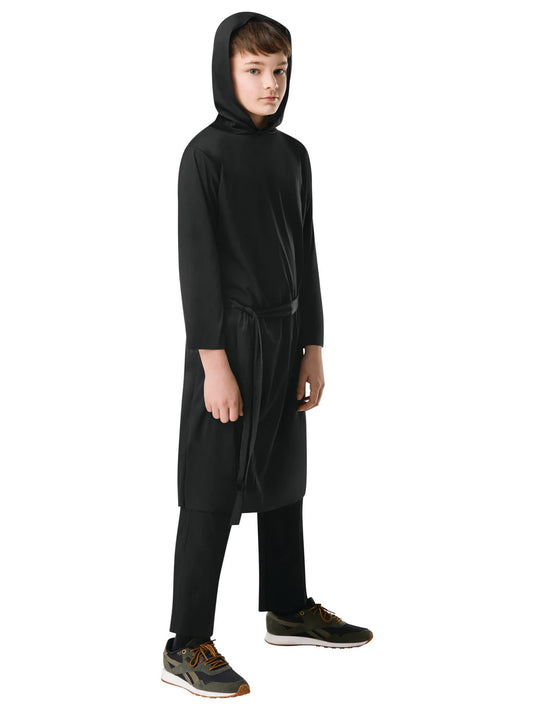 Haunted House Childs Black Horror Robe 2